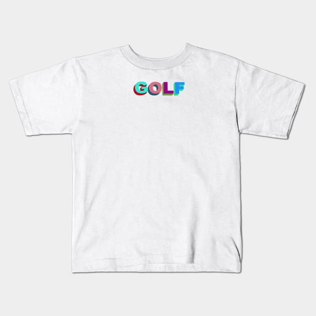 GOLF WANG Kids T-Shirt by RoanVerwerft